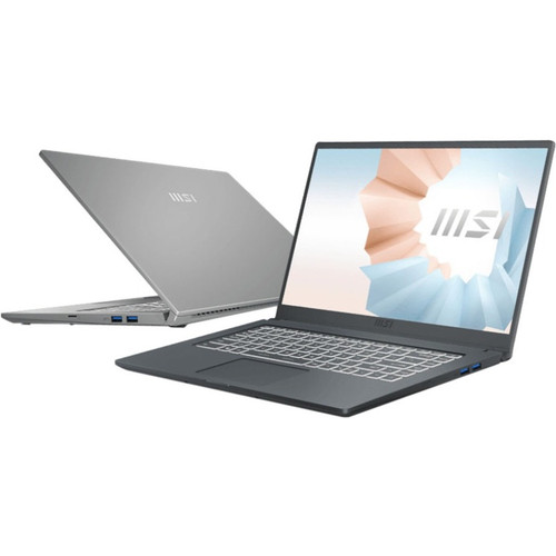 MSI Modern 15 Modern 15 A11MU-863CA 15.6" (396.24 mm) Notebook - Full HD - Intel Core i5 11th Gen i5-1155G7 - 8 GB - 256 GB SSD - Gray (Fleet Network)
