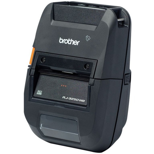 Brother RuggedJet RJ-3250WB-L Mobile Direct Thermal Printer - Monochrome - Portable - Label/Receipt Print - Ethernet - USB - Bluetooth (RJ3250WBL)