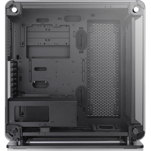 Thermaltake Core P6 Tempered Glass Mid Tower Chassis - Mid-tower - Black - SPCC, Tempered Glass - 4 x Bay - 0 - Micro ATX, Mini ITX, - (Fleet Network)