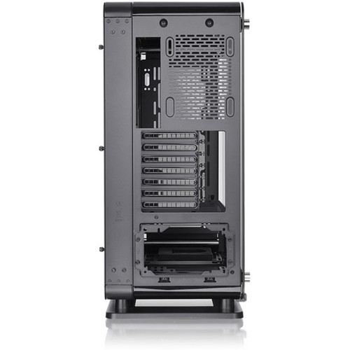 Thermaltake Core P6 Tempered Glass Mid Tower Chassis - Mid-tower - Black - SPCC, Tempered Glass - 4 x Bay - 0 - Micro ATX, Mini ITX, - (CA-1V2-00M1WN-00)