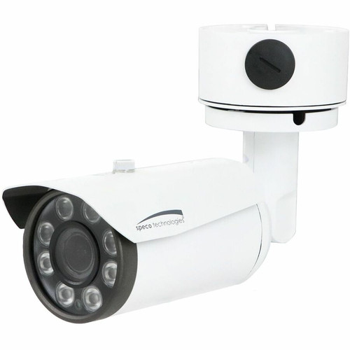 Speco H5B1M 5MP HD-TVI Bullet Surveillance Camera - White - 65 ft IR Night Vision - 2592 x 1944 - Varifocal Lens - IP66/IP67
