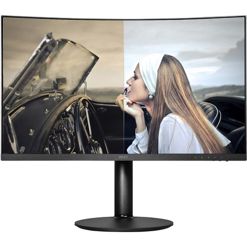 MSI Modern MD271CP 27" Class Full HD Curved Screen LCD Monitor - 16:9 - Matte Black - 27" Viewable - Vertical Alignment (VA) - LED - x (Fleet Network)