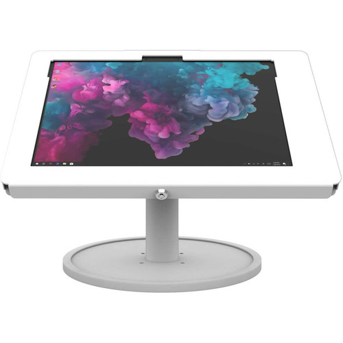 The Joy Factory Elevate II Countertop Kiosk for Surface Pro 8 (White) - 10.80" (274.32 mm) Height x 9.81" (249.17 mm) Width - Desktop, (Fleet Network)