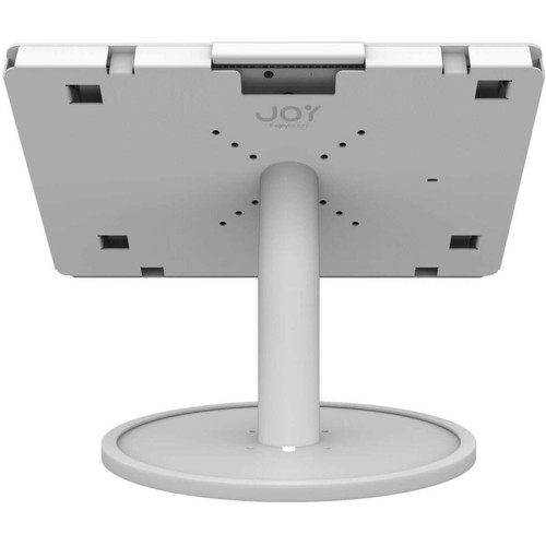 The Joy Factory KAM412W Elevate II Countertop Kiosk for Surface Pro 8 - White - 10. 8" Height x 9. 81" Width - Desktop Stand with Security Lock
