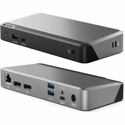 Alogic MX2 USB-C Dual Display DP Alt. Mode Docking Station - With 100W Power Delivery - for Notebook/Desktop PC - 135 W - USB Type C - (Fleet Network)