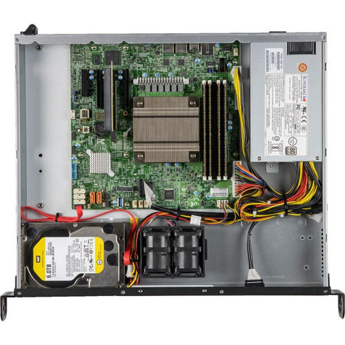 Supermicro SYS-510T-ML SuperServer Barebone - 1U Rackmount - LGA-1200128GB DDR4 - 6x SATA - Gigabit Ethernet