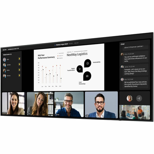 Samsung 5K UHD Signage QPDX-5K Series - 105" LCD - Vertical Alignment (VA) - 24 Hours/7 Days Operation - 5120 x 2160 - 21:9 - 6 ms - - (Fleet Network)