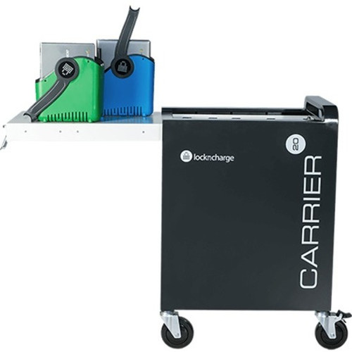 LocknCharge Carrier 20 Cart - 1 Shelf - 27.8" (706.12 mm) Length x 19.2" (487.68 mm) Width x 36.7" (932.18 mm) Height - For 20 Devices (Fleet Network)