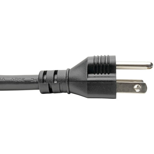 Tripp Lite by Eaton P034-010 Standard Power Cord - C19 to 5-15P - 10 ft - 14 AWG - 125V AC - Black