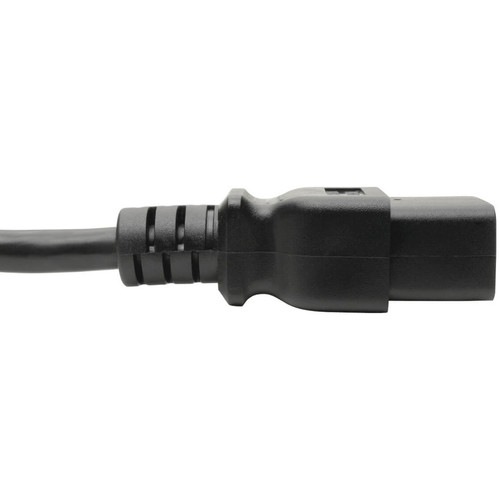 Tripp Lite by Eaton P034-010 Standard Power Cord - C19 to 5-15P - 10 ft - 14 AWG - 125V AC - Black