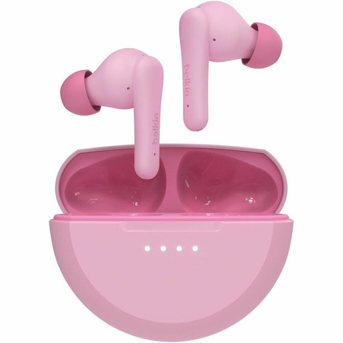 Belkin SoundForm Nano 2 Wireless Earbuds for Kids - Stereo - True Wireless - Bluetooth - 30 ft - Earbud - Binaural - In-ear - Noise - (Fleet Network)