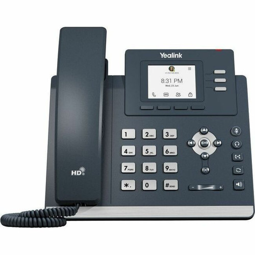 Yealink IP Phone - Corded - Wall Mountable - Classic Gray - VoIP - 2.4" - 2 x Network (RJ-45) - PoE Ports (Fleet Network)