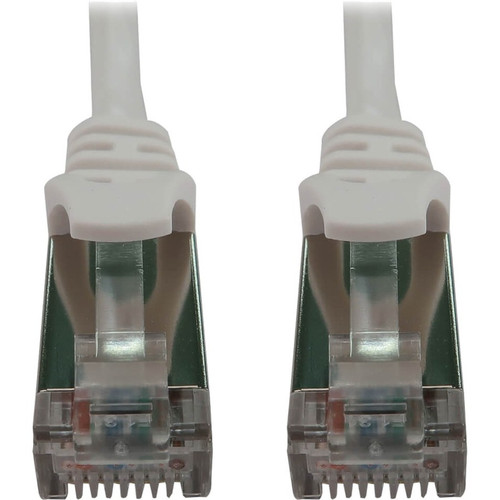 Tripp Lite series N262-S25-WH Cat6a STP Patch Network Cable - 25 ft (7.62 m) Category 6a Network Cable for Network Device, Server, PoE (N262-S25-WH)