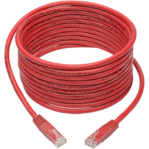 Tripp Lite series Premium N200-015-RD RJ-45 Patch Network Cable - 15 ft (4.57 m) RJ-45 Network Cable for Computer, Printer, Gaming - 1 (N200-015-RD)