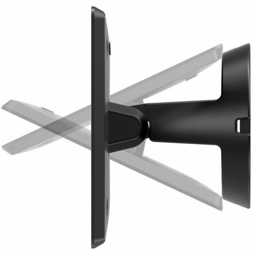 Compulocks 505B Bow Wall Mount - Black Aluminum VESA Tilting Bracket for Displays - Tablets - Enclosures - Landscape/Portrait - 75 x 75100 x 100