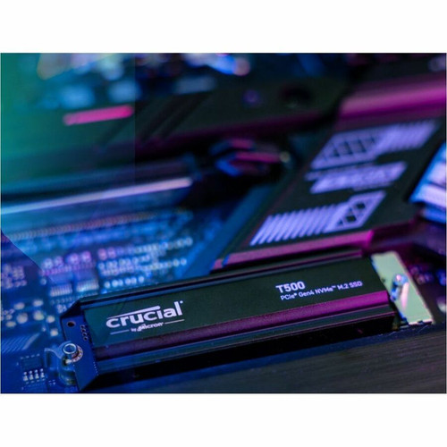 Crucial T500 4 TB Solid State Drive - M.2 2280 Internal - PCI Express NVMe (PCI Express NVMe 4.0 x4) - PlayStation Device Supported - (CT4000T500SSD5)