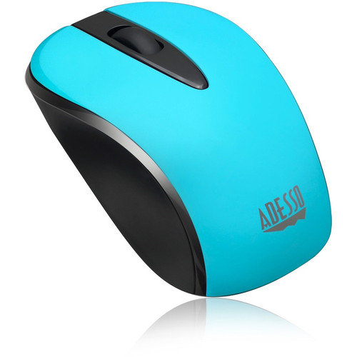 Adesso iMouse S70L - Wireless Optical Neon Mouse - Optical - Wireless - Radio Frequency - 2.40 GHz - Neon Blue - USB - 1000 dpi - - 3 (iMouse S70L)