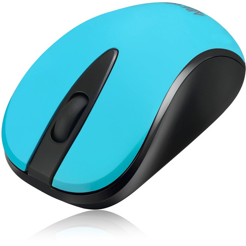 Adesso iMouse S70L - Wireless Optical Neon Mouse - Optical - Wireless - Radio Frequency - 2.40 GHz - Neon Blue - USB - 1000 dpi - - 3 (iMouse S70L)