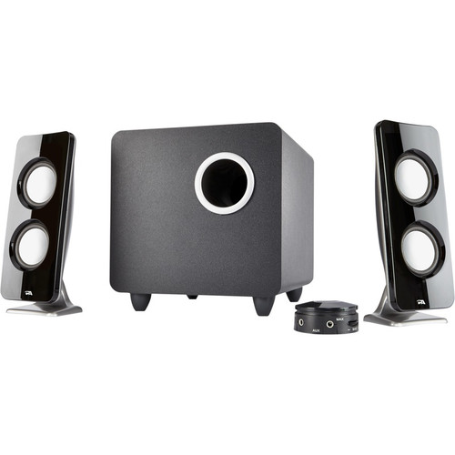 Cyber Acoustics Curve CA-3610 2.1 Speaker System - 30 W RMS - Control Pod (Fleet Network)