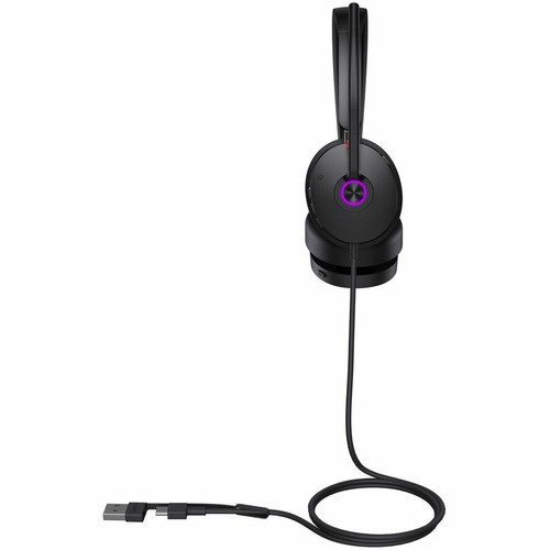 Yealink UH48 Headset - Stereo - USB Type A, USB Type C - Wired - 20 Hz to 20 kHz - Over-the-head, On-ear - Binaural - Supra-aural - ft (1308152)