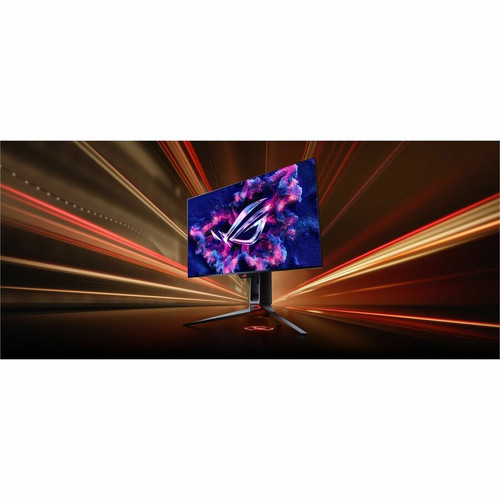 Asus ROG Swift PG27AQDP 27" Class UW-QHD Gaming OLED Monitor - 16:9 - Black - 26.5" Viewable - WOLED - 2560 x 1440 - 1073.7 Million - (PG27AQDP)