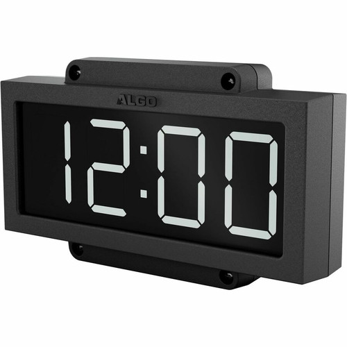 Algo 8401 IP Single-Sided Clock - Black Case (Fleet Network)