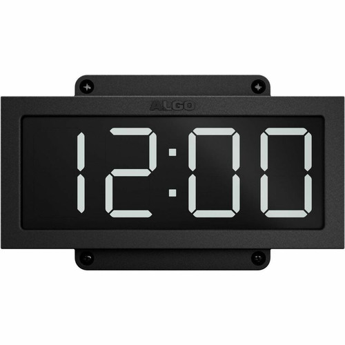 Algo 8401 IP Single-Sided Clock - Black Case (Fleet Network)