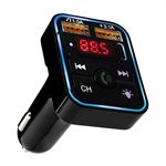 ArmorAll Bluetooth FM Transmitter With Type C And Dual USB Charging Hands Free Audio Trans AHF9-1013-BLK