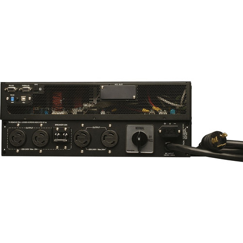 Tripp Lite by Eaton SU6000RT4UHV SmartOnline EZ 6000VA/5400W Double Conversion Online UPS - 4U Rack/Tower - Pure Sine Wave - 2 Min Full Load Runtime
