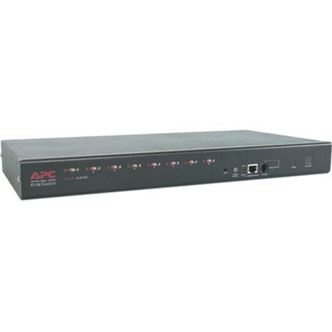 APC 8 Port Multi-Platform Analog KVM Switch - 8 x 1 - 8 x SPDB-15 - 1U - Rack-mountable (Fleet Network)