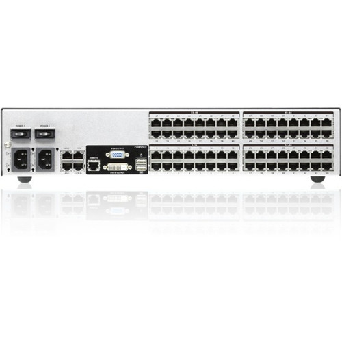 ATEN KN4164V KVM over IP Switch - 64 Computer(s) - 1 Local User(s) - 4 Remote User(s) - 1920 x 1200 - 69 x Network (RJ-45) - 6 x USB - (KN4164V)