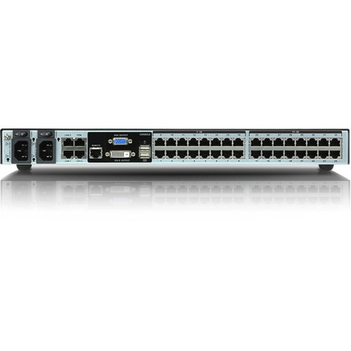 Aten KN4132VA KVM Over IP Switch - 32 Computers - 1 Local & 4 Remote Users - 1920 x 1200 Video - USB - DVI - VGA