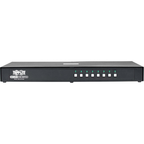 Tripp Lite by Eaton B002-DV1AC8 8-Port NIAP PP3.0-Certified DVI-I KVM Switch - 8 Computer(s) - 1 Local User(s) - 2560 x 1600 - 19 x - (Fleet Network)