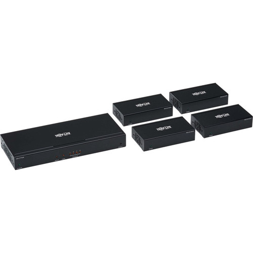 Tripp Lite by Eaton B127-004-H4H Video Extender Transmitter/Receiver - 1 Input Device - 4 Output Device - 125 ft (38100 mm) Range - 8 (Fleet Network)
