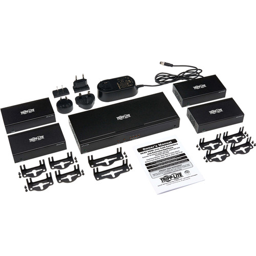 Tripp Lite series B127-004-H4H Video Extender Transmitter/Receiver - 1 Input Device - 4 Output Device - 125 ft (38100 mm) Range - 8 x (B127-004-H4H)