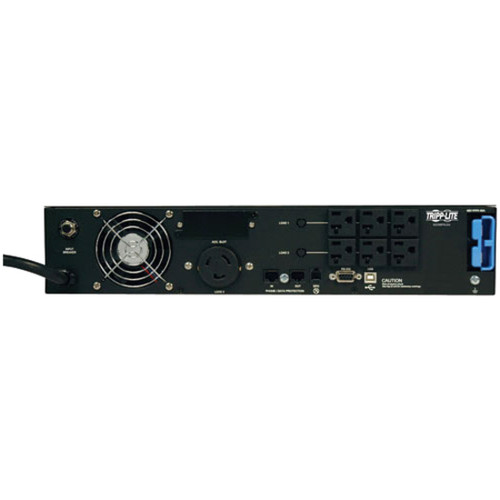 Tripp Lite by Eaton SU2200RTXL2UA Tripp Lite SmartOnline 2200VA/1600W Double Conversion UPS - 2U Rack/Tower - 4. 5 Min Full Load - SNMP/USB