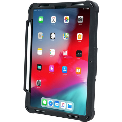 CTA Digital Rugged Security Case for 11-inch iPad Pro - For Apple iPad Pro Smartphone, Apple Pencil - Black - Drop Resistant, Impact - (Fleet Network)