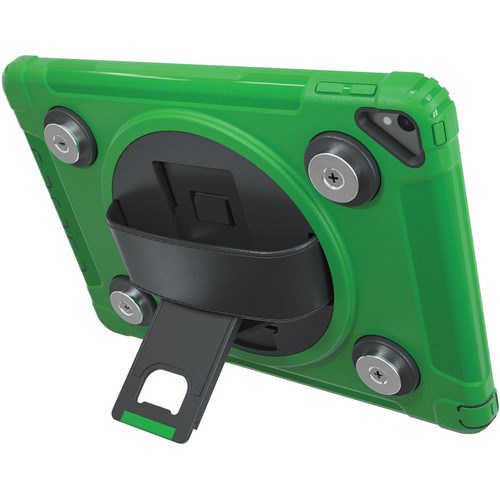 CTA Digital Magnetic Splash-Proof Case with Metal Mounting Plates for iPad 7th/ 8th/ 9th Gen 10.2, iPad Air 3, iPad Pro 10.5, Green - (Fleet Network)
