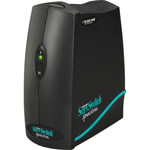 Black Box ServSwitch Spectra KVM Switch - 2 Computer(s) - VGA, SVGA, XGA - 1600 x 1280 - Desktop (Fleet Network)