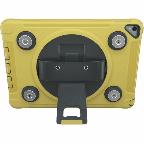 CTA Digital Yellow Magnetic Splash-Proof Case With Metal Mounting Plates For 10.2 And 10.5 Inch iPad Models Air Gen Pro PAD-MSPC10Y