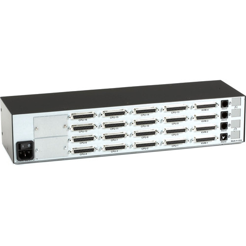 Black Box ServSwitch SW766A-R3 Matrix KVM Switch - 16 Computer(s) - 1600 x 1280 - Management Port - 2U - Rack-mountable (Fleet Network)