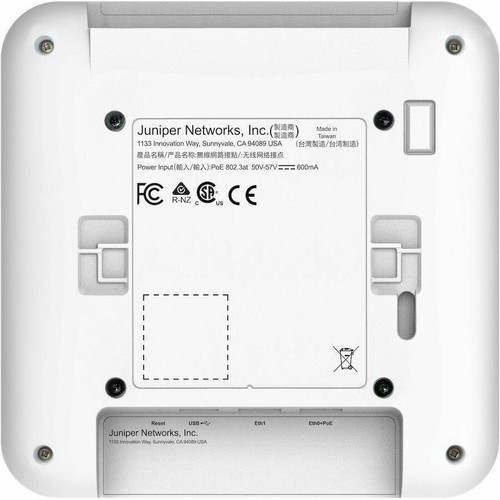Mist Dual Band Wi Fi 6 Indoor Wireless Access Point 2.4 GHz 5 Internal Antennas MIMO 2 Ports 802.11ax Antenna Gbit IEEE S X MIST-AP32E-1S-5Y