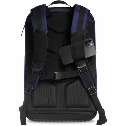 STM Goods Dux Blue Sea Rugged Backpack Carrying Case For 16 To 17 Inch MacBook Pro Impact Resistant Twill Body STM-111-333Q-02