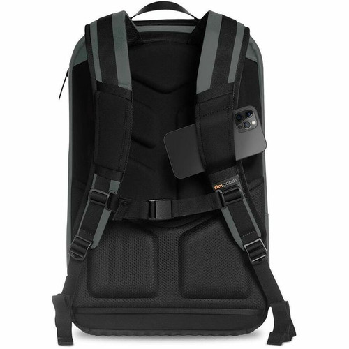 STM Goods Dux Gray Storm Rugged Backpack Carrying Case For 16 To 17 Inch MacBook Pro Impact Resistant Twill Body STM-111-333Q-03