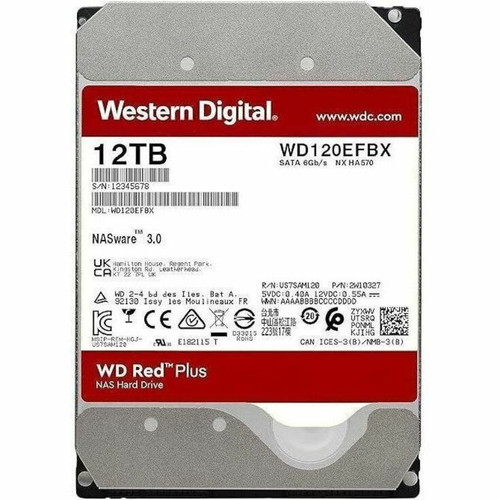 QNAP 3.5 Inch Internal Hard Drive 12 TB Storage SATA 600 High Capacity For Network Appliances SATA/600 7211312T-6050100-000-RS