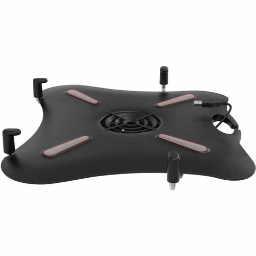 CTA Digital VESA-Compatible Laptop (And Other Device) Holder with Built-in Cooling Fan - Upto 15" Screen Size Notebook, Tablet Support (Fleet Network)