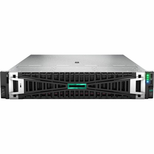 HPE ProLiant DL385 G11 2U Rack Server - 1 EPYC 9124 3 GHz - 32 GB RAM - 12Gb/s SAS Controller - AMD Chip - 2 Processor Support - 6 TB (Fleet Network)