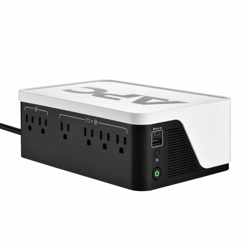 APC by Schneider Electric Back-UPS 500VA Floor/Wall mountable UPS - Floor/Wall Mountable - AVR - 8 Hour Recharge - 120 V Input - 120 V (Fleet Network)
