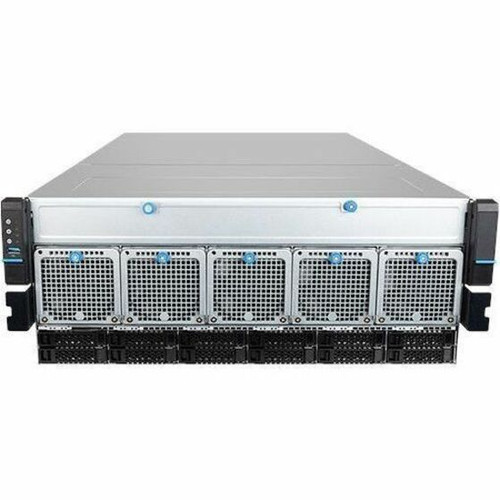 MSI G4101-01 4U GPU Server Barebone - Single AMD EPYC SP5 Socket - 256GB DDR5 - 12 x 2. 5" Bays - 6x PCIe x16 - 3kW PSU