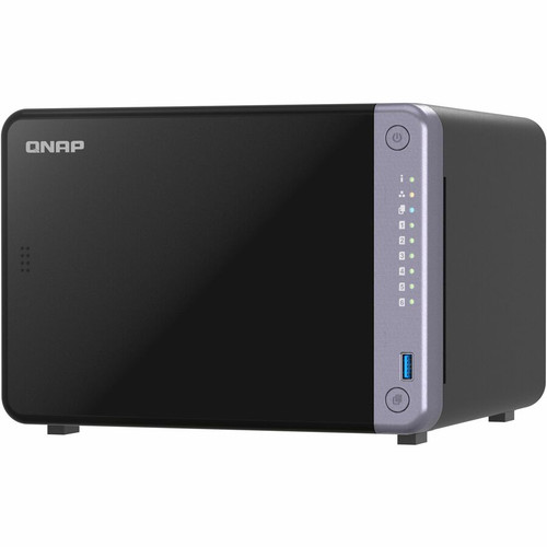 QNAP TS-632X-4G-US NAS Storage System - 6-Bay Tower with Annapurna Labs Alpine AL524 Quad-core 2 GHz - 4 GB DDR4 - 2.5GbE